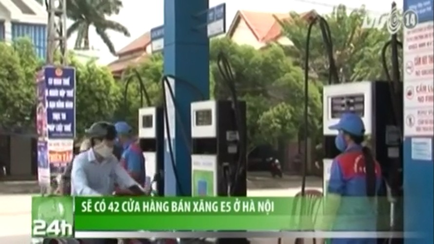 Sẽ có 42 cửa hàng bán xăng sinh học E5 ở Hà Nội