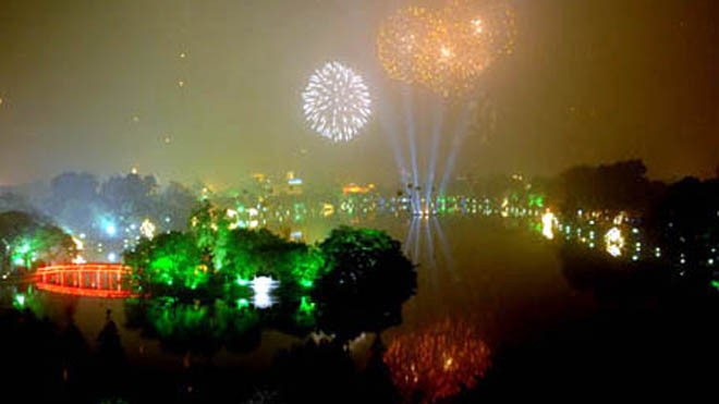 Hà Nội sẽ tổ chức bắn pháo hoa ở 31 trận địa vào đêm Giao thừa 2016