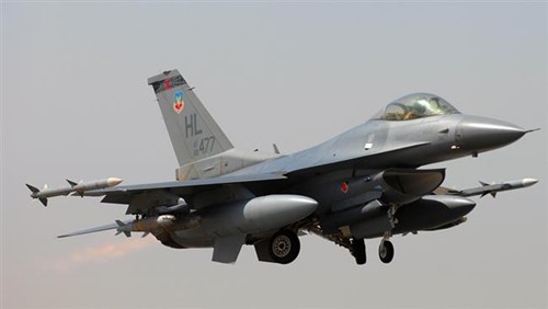 Chiến đấu cơ F-16 của không quân Mỹ. Ảnh: AP