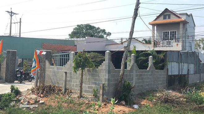 Căn nhà nơi xảy ra sự việc