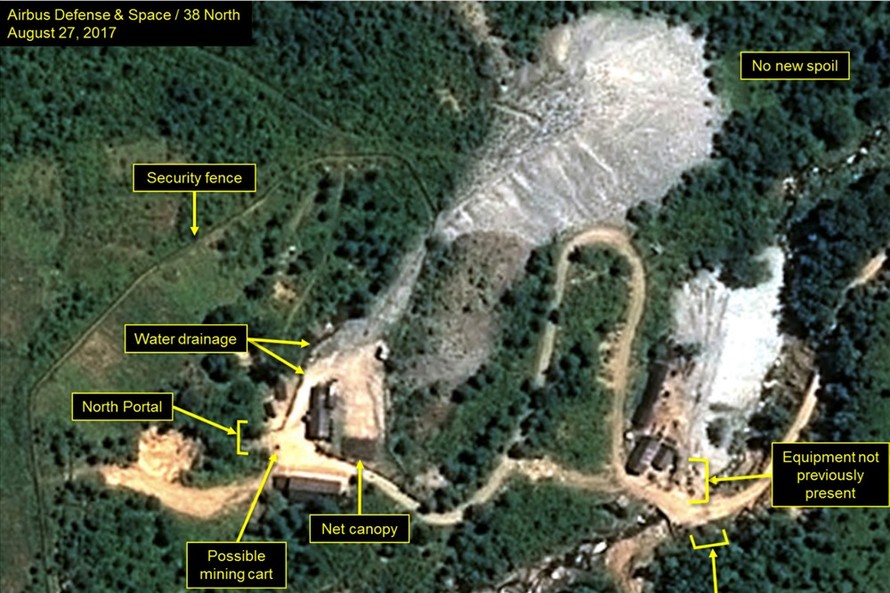 Xuất hiện dấu hiệu Triều Tiên sắp thử bom hạt nhân
