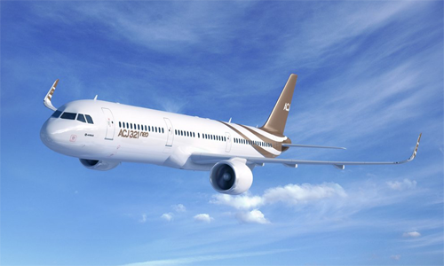 A321NEO (NEO là từ viết tắt của New Engine Option - chọn lựa động cơ mới). Máy bay này được thiết kế chỗ cho 240 hành khách (3-3 ghế/hàng), trong đó có 30 ghế hạng Skyboss (cũng 3-3 ghế/hàng ở phía đầu mũi. 