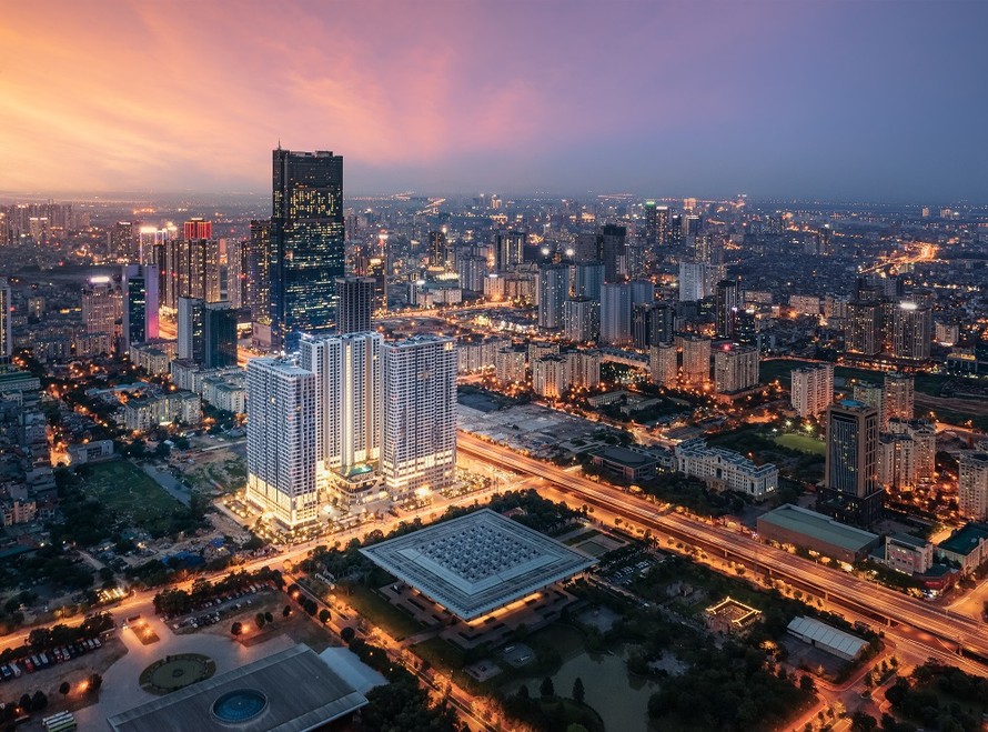 Tầm nhìn đắt giá thu trọn các công trình biểu tượng phía Tây Hà Nội: Keangnam Tower, JW Marriott, Bảo tàng Hà Nội… 