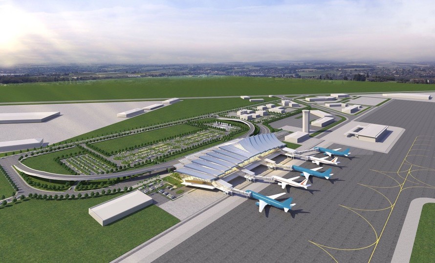Mô hình sân bay quốc tế Phù Bài