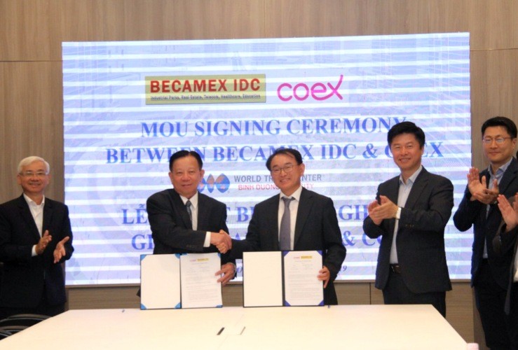 Becamex IDC hợp tác với DN Hàn Quốc phát triển TT Thương mại thế giới
