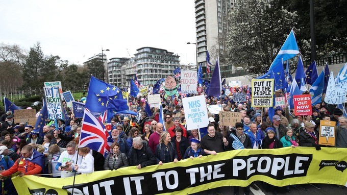 THẾ GIỚI 24H: Hơn 1 triệu người biểu tình phản đối Brexit tại London