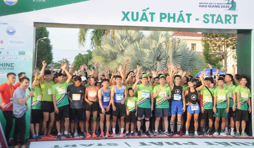 Hậu Giang phát động cán bộ, nhân dân tham gia giải chạy Mekong Delta Marathon