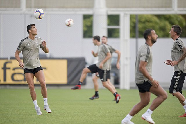 Ronaldo nỗ lực tập luyện để cải thiện thành tích ghi bàn tại Juventus.