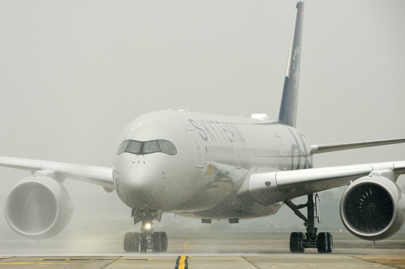 Vietnam Airlines đón máy bay A350 thứ 12 đặc biệt mang dấu ấn SkyTeam
