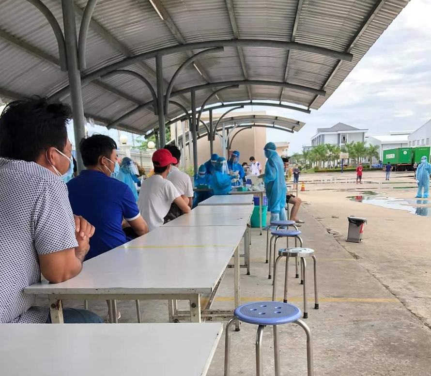 84 công nhân ở Tiền Giang dương tính SARS-CoV-2