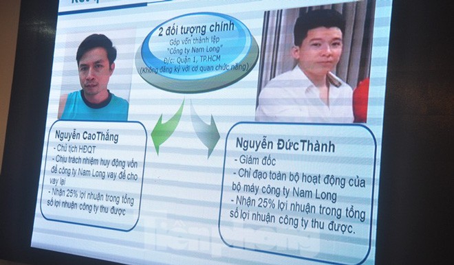 Hai đối tượng Thắng và Thành của Công ty Nam Long