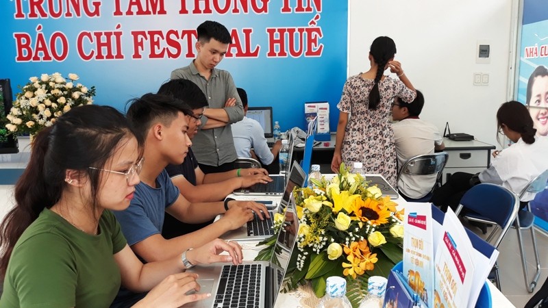 Ra mắt trung tâm báo chí Festival Huế 2018