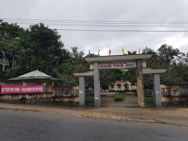 Trường THPT Nam Trà My (Quảng Nam). Ảnh CTV