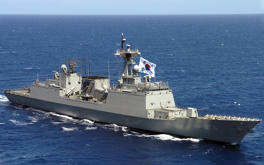 Chiến hạm của Hải quân Hàn Quốc. Ảnh: Wikipedia