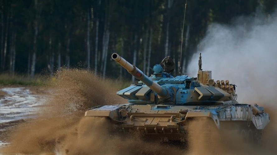 Một chiếc xe tăng T-72B3 của Nga