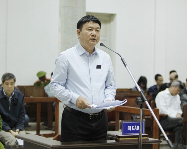 Bị cáo Đinh La Thăng