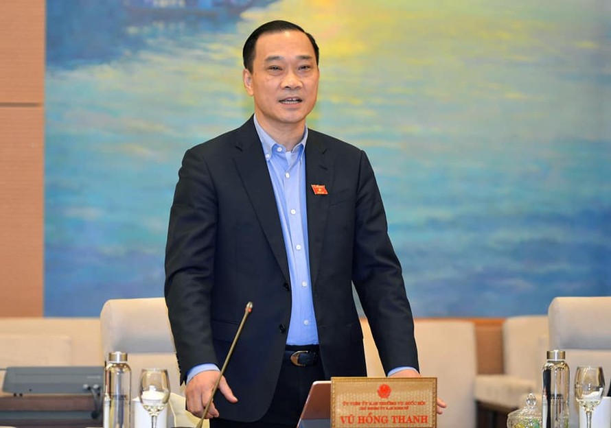 Chủ nhiệm Ủy ban Kinh tế Vũ Hồng Thanh. Ảnh Như Ý
