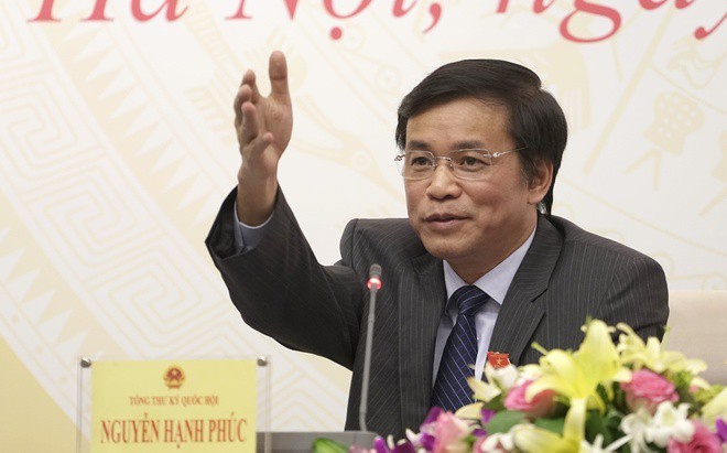 Tổng thư ký Quốc hội Nguyễn Hạnh Phúc