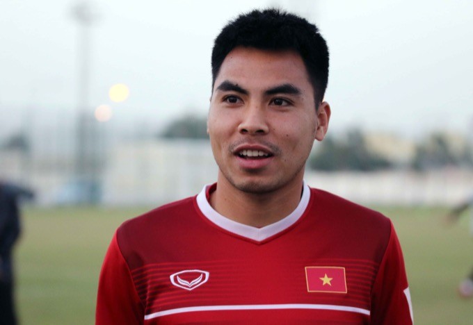 Tiền vệ Phạm Đức Huy: 'Không cảm thấy áp lực tại Asian Cup'