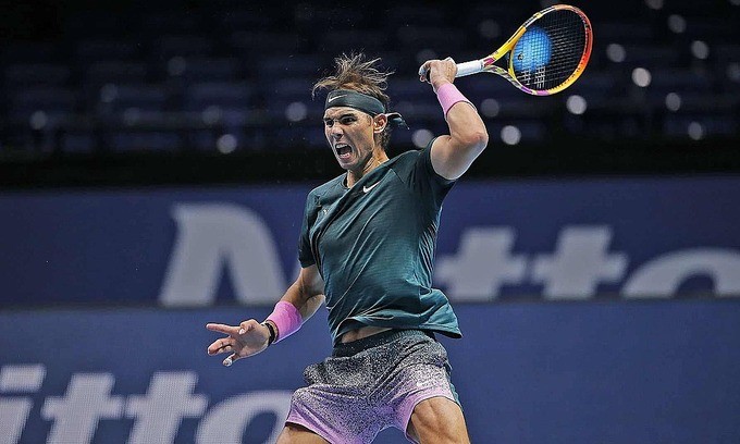 Nadal thắng trận thứ 19 tại ATP Finals. 