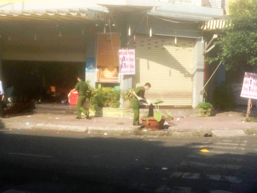 Hiện trường vụ việc.
