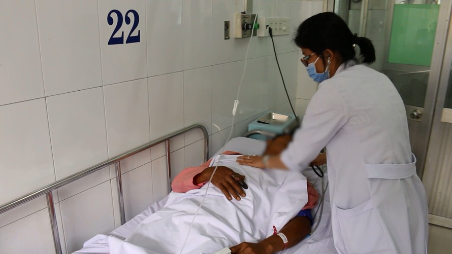 Bệnh nhân đang điều trị tại Bệnh viện Chợ Rẫy.