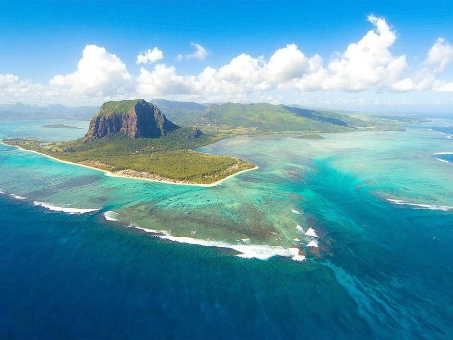 Hòn đảo du lịch Mauritius.