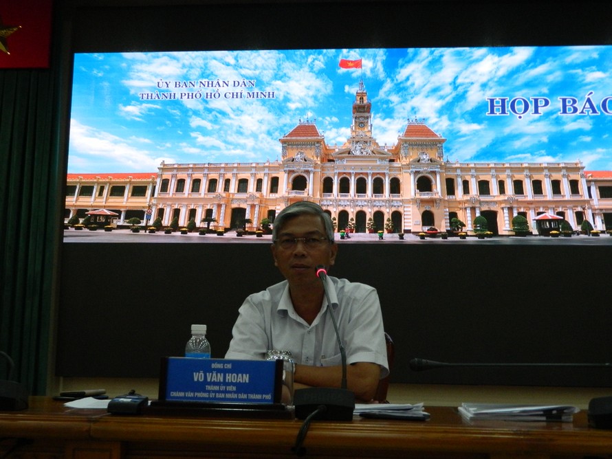 Ông Võ Văn Hoan, Chánh Văn phòng, người phát ngôn UBND TPHCM