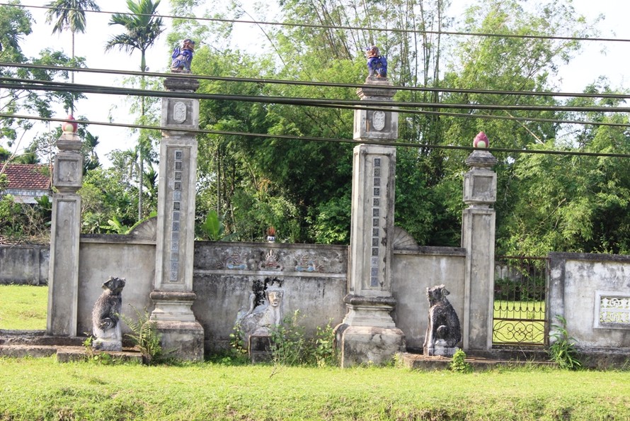 Khu di tích lịch sử cấp quốc gia Đền thờ Phan Kinh ở Song Lộc (Can Lộc, Hà Tĩnh).