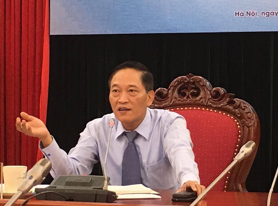 Thứ trưởng Trần Văn Tùng, chủ trì buổi họp báo sáng nay về Techfest 2017 – Nghiêm Huê