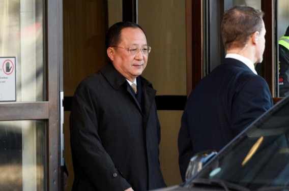 Ngoại trưởng Triều Tiên Ri Yong-ho. Ảnh: Reuters