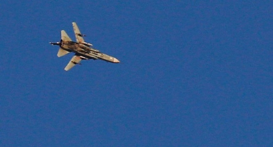 Máy bay Syria xuất hiện gần biên giới với Israel ngày 23/7. 