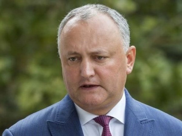 Tổng thống Moldova Igor Dodon. Ảnh: EPA