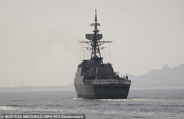 Tàu khu trục Sahand. Ảnh: Daily Mail