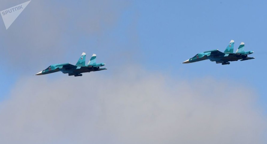 Hai máy bay Su-34. Ảnh: Sputnik