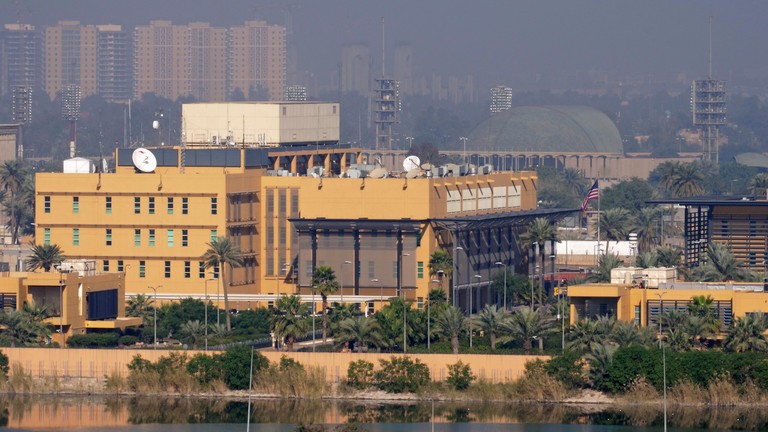 Đại sứ quán Mỹ ở Baghdad. Ảnh: Reuters