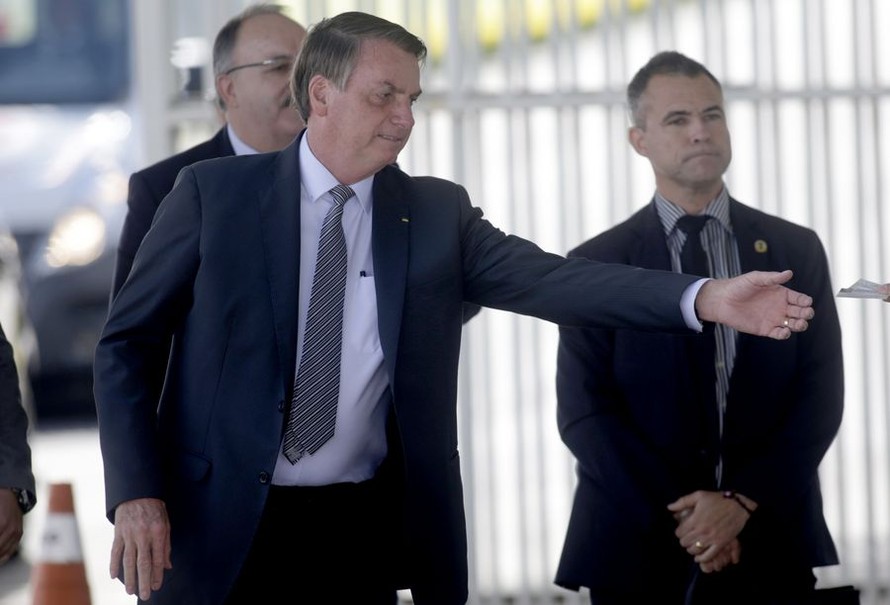 Tổng thống Brazil Jair Bolsonaro. Ảnh: Tân Hoa Xã