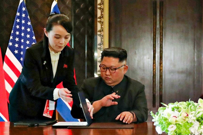 Bà Kim Yo-jong từ một người phụ trách công tác tuyên truyền đã nhanh chóng trở thành nhân vật quyền lực, thường xuyên đưa ra những phát ngôn nhắm vào Hàn Quốc. Ảnh: Reuters