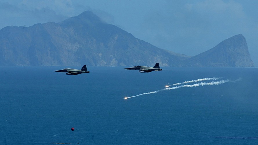 Tiêm kích F-5E của Đài Loan. 