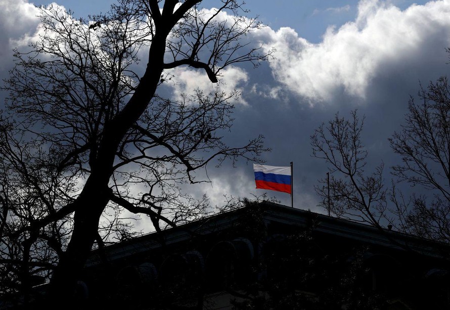 Đại sứ quán Nga ở Praha, CH Séc. Ảnh: Reuters