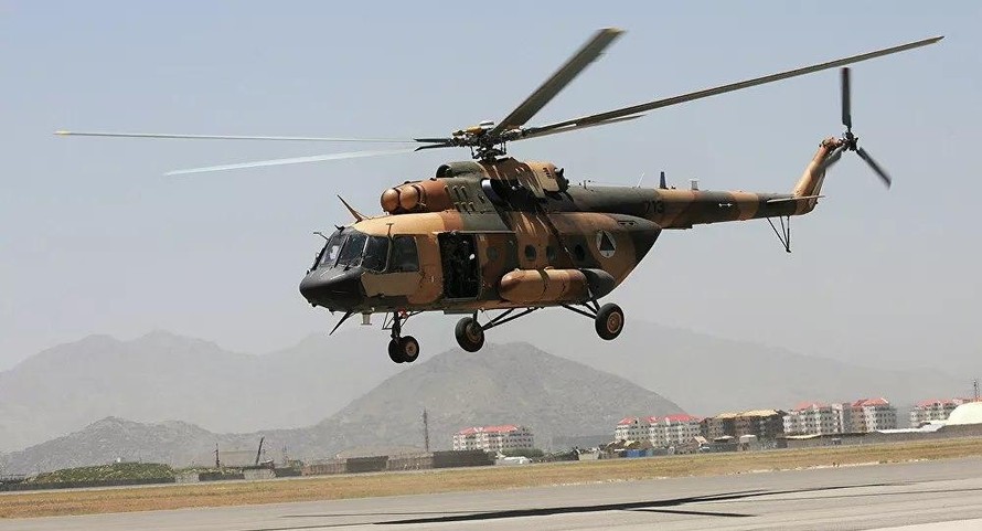 Trực thăng Mi-17 của quân đội Afghanistan. Ảnh: Quân đội Mỹ