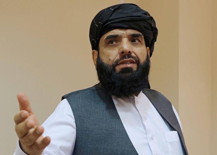 Phát ngôn viên Suhail Shaheen, người được Taliban đề cử làm đại diện thường trực của Afghanistan tại LHQ. Ảnh: Reuters