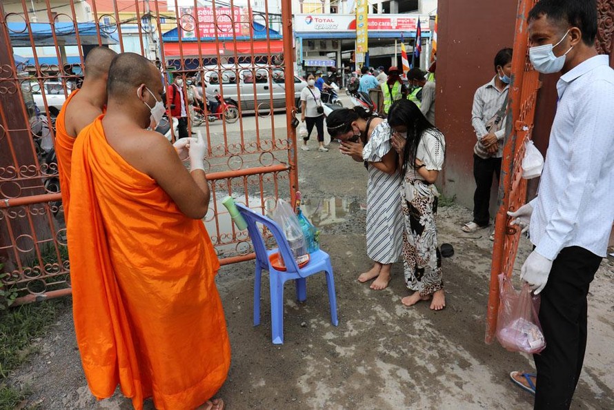 Các hoạt động mừng lễ Kan Ben và Pchum Ben ở Campuchia đã bị huỷ bỏ. Ảnh: Khmer Times