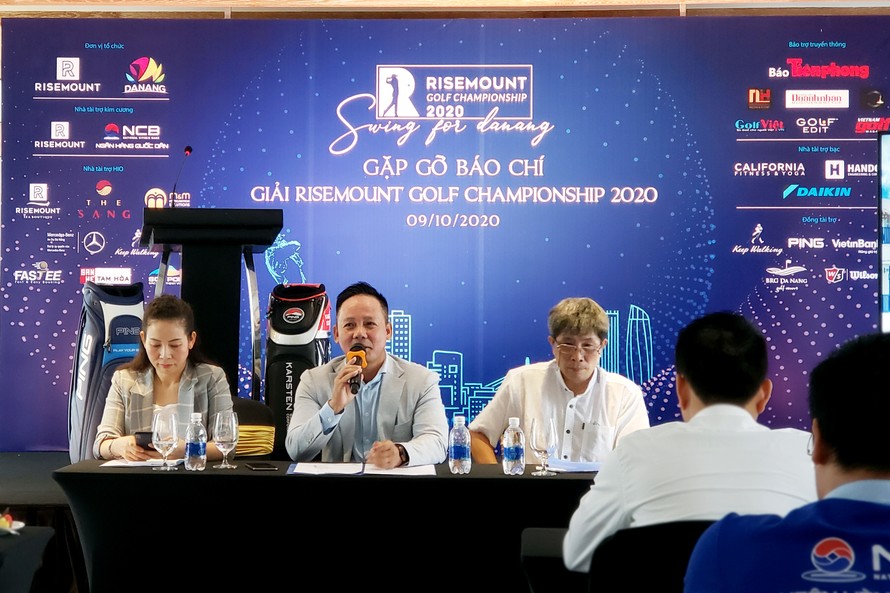 Với chủ đề Swing for Danang, giải Risemount Goft Championship 2020 là hoạt động đồng hành cùng ngành Du lịch TP Đà Nẵng, như một “cú hích” để du lịch thành phố trở lại sau dịch bệnh COVID – 19. Ảnh: Giang Thanh