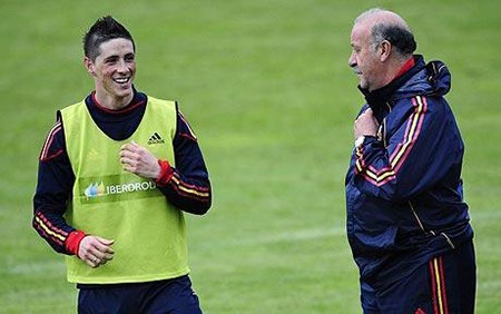 HLV Del Bosque mở đường cho Torres trở lại ĐT Tây Ban Nha