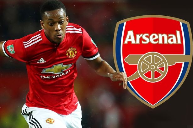 Martial tính chuyện gia nhập Arsenal.