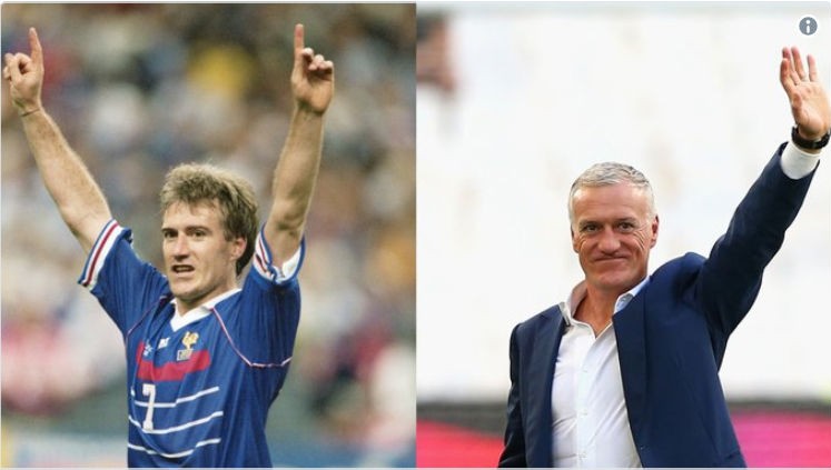 HLV Didier Deschamps là đội trưởng ĐT Pháp vô địch World Cup 1998.