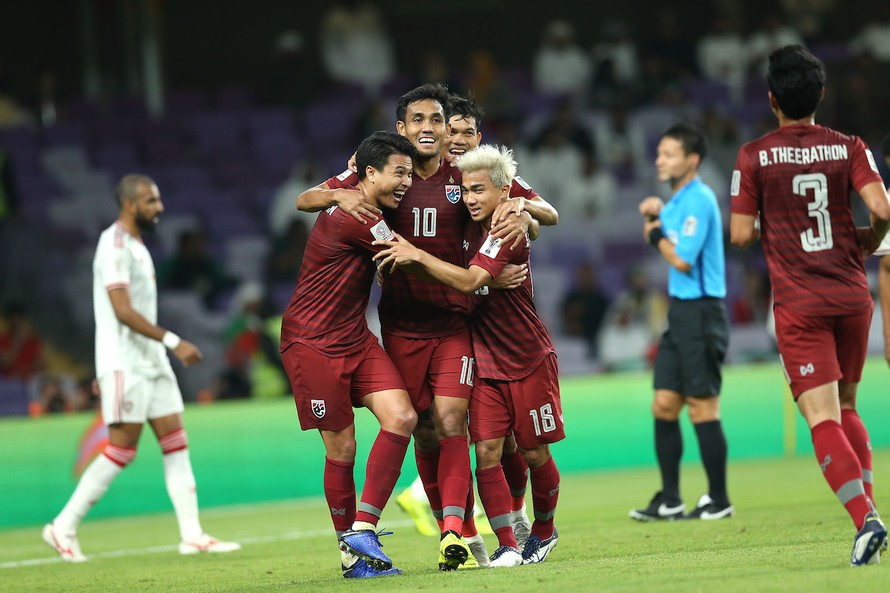 Đội tuyển Thái Lan thắng thuyết phục đội tuyển UAE.