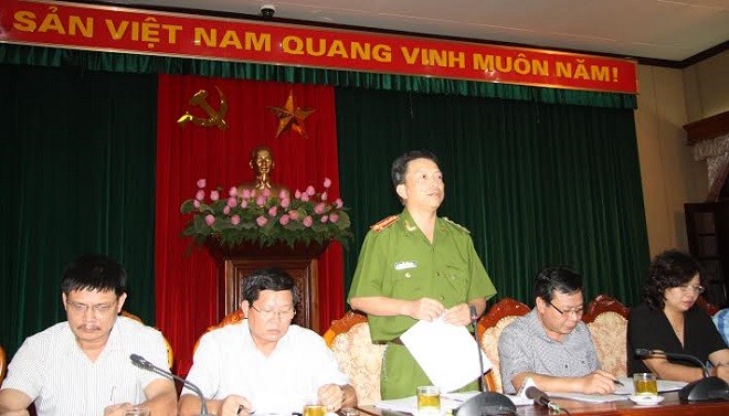 Hội nghị giao ban thông tin báo chí thành ủy Hà Nội được tổ chức định kỳ vào chiều thứ ba hằng tuần. Ảnh: Dũng Nguyễn