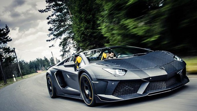 Tròn mắt trước 'siêu bò' Lamborghini Aventador Carbonado Apertos